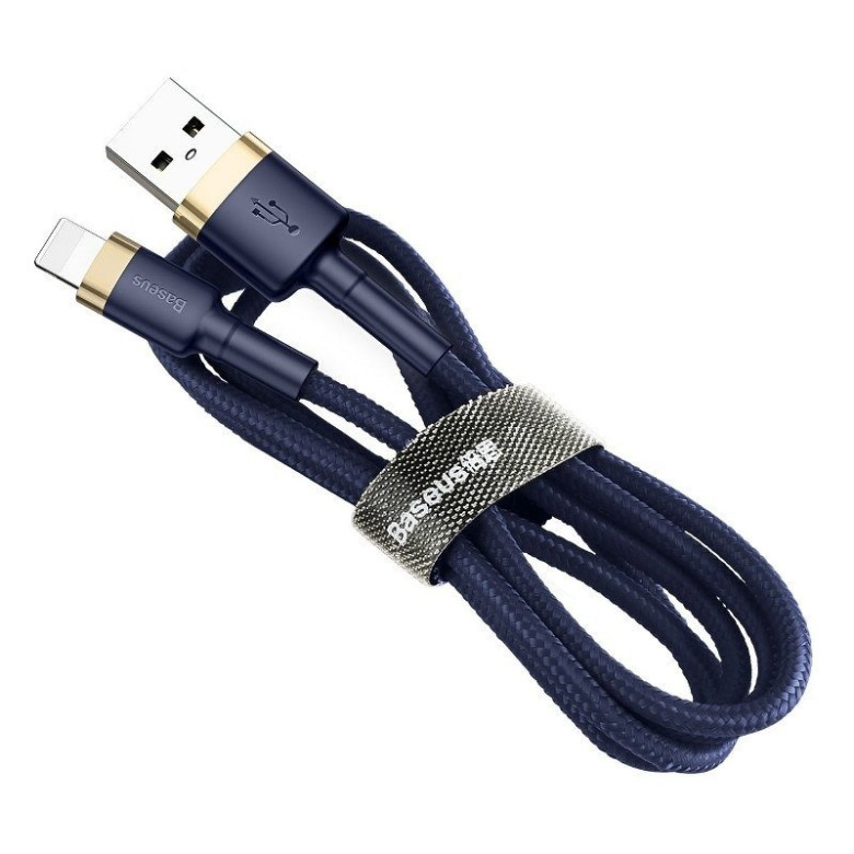 Baseus Cafule USB-Lightning kábel, 1,5A, 2 m (arany-sötétkék) Baseus Cafule USB-Lightning kábel, 1,5A, 2 m (arany-sötétkék)