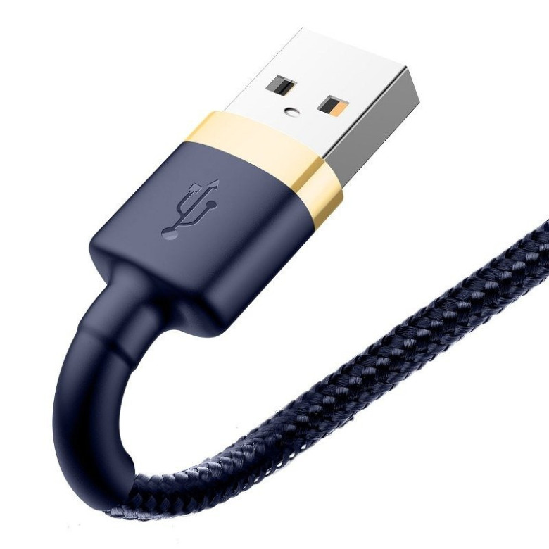 Baseus Cafule USB-Lightning kábel, 1,5A, 2 m (arany-sötétkék) Baseus Cafule USB-Lightning kábel, 1,5A, 2 m (arany-sötétkék)