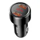Baseus Magic 2x USB autós töltő, QC 3.0, 45W (fekete) Baseus Magic 2x USB autós töltő, QC 3.0, 45W (fekete)