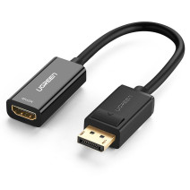 UGREEN MM137 DisplayPort - HDMI Adapter kábel, 4K (fekete)