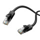 UGREEN Ethernet RJ45 Rounded Network Cable, Cat.6, UTP, 1m (Black)