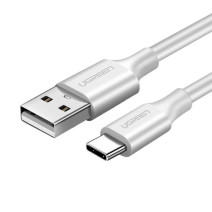 UGREEN USB és USB-C QC3.0 kábel, 2 m (fehér) UGREEN USB és USB-C QC3.0 kábel, 2 m (fehér)
