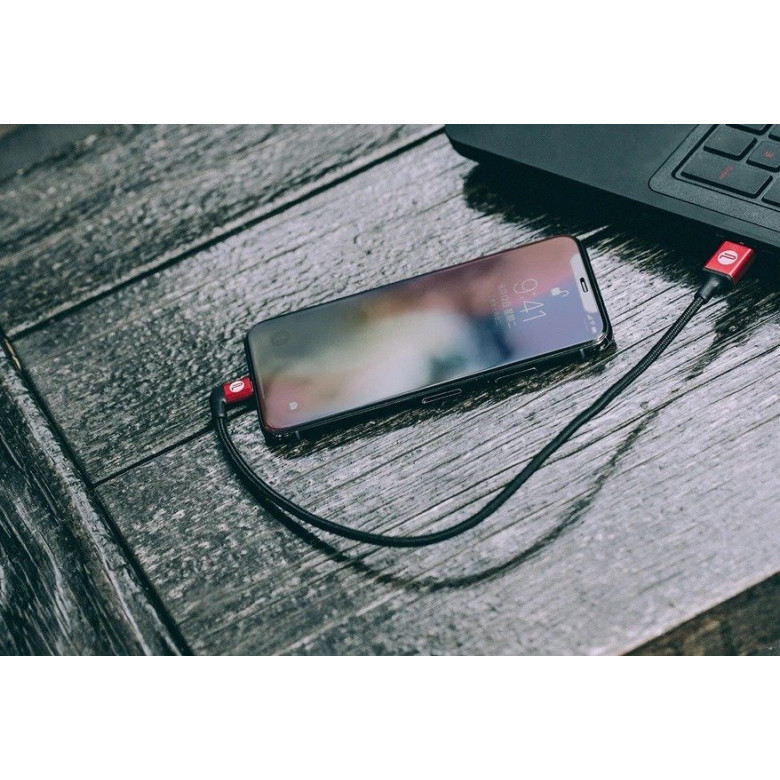 USB-A-Lightning MFI 350 mm-es PGYTECH kábel (P-GM-115)