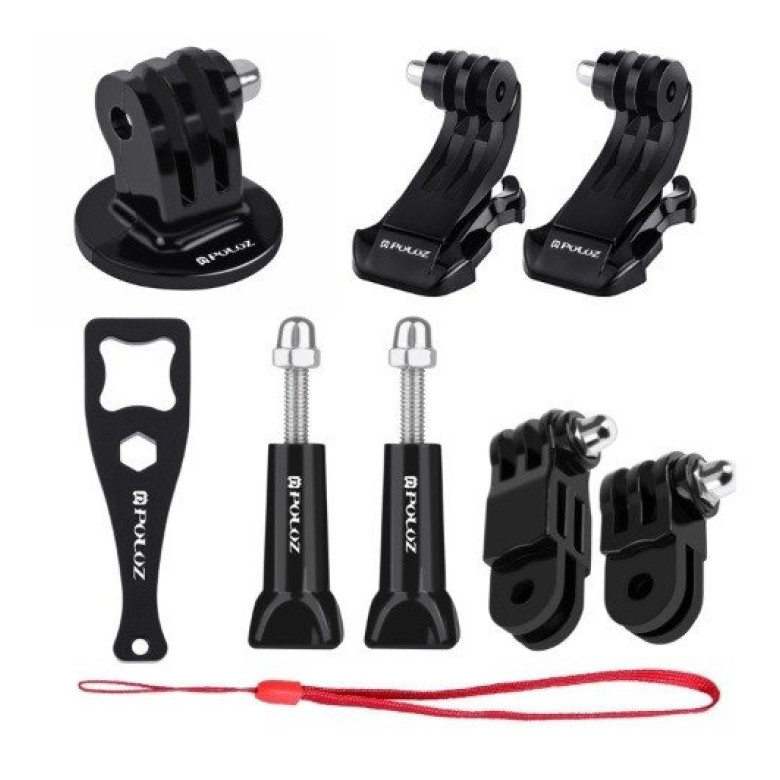 Puluz 20 darabos tartozékkészlet sportkamerákhoz (beleértve az Osmo Action 5 Pro-t, Insta360 Ace Pro 2-t) PKT18