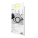 Baseus Cafule 2.4A Lightning USB-kábel 0.5m (szürke-fekete)