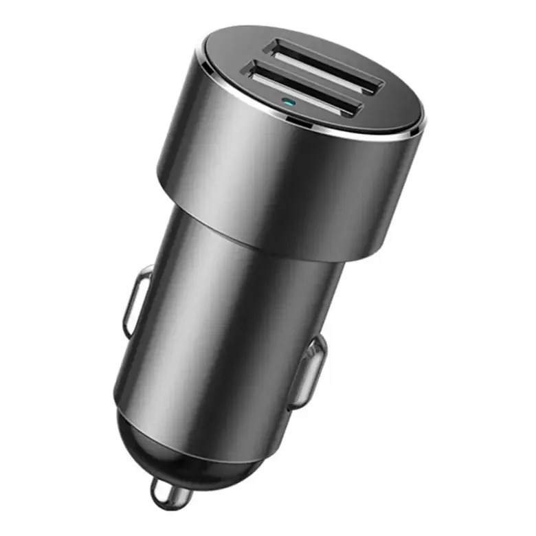 Baseus 2xUSB szivargyújtó elosztó, 3,1A, 100W (fekete) Baseus 2xUSB szivargyújtó elosztó, 3,1A, 100W (fekete)