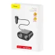Baseus 2xUSB szivargyújtó elosztó, 3,1A, 100W (fekete)