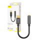 Baseus L54 USB-C audioadapter + 3,5 mm-es mini jack (fekete)
