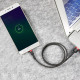 Baseus Cafule USB-Micro-USB kábel, 2A, 3 m (fekete és piros)