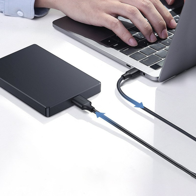 UGREEN USB-C - micro-USB 3.0 kábel, 1m (fekete)