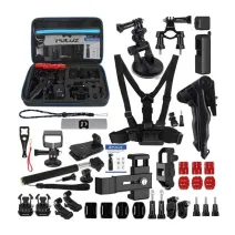 PULUZ Tartozékok Ultimate Combo Kits sportkamerákhoz (Osmo Action 5 Pro, Ace Pro 2) 43 az 1-ben