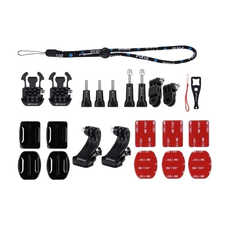 PULUZ Tartozékok Ultimate Combo Kits sportkamerákhoz (Osmo Action 5 Pro, Ace Pro 2) 43 az 1-ben