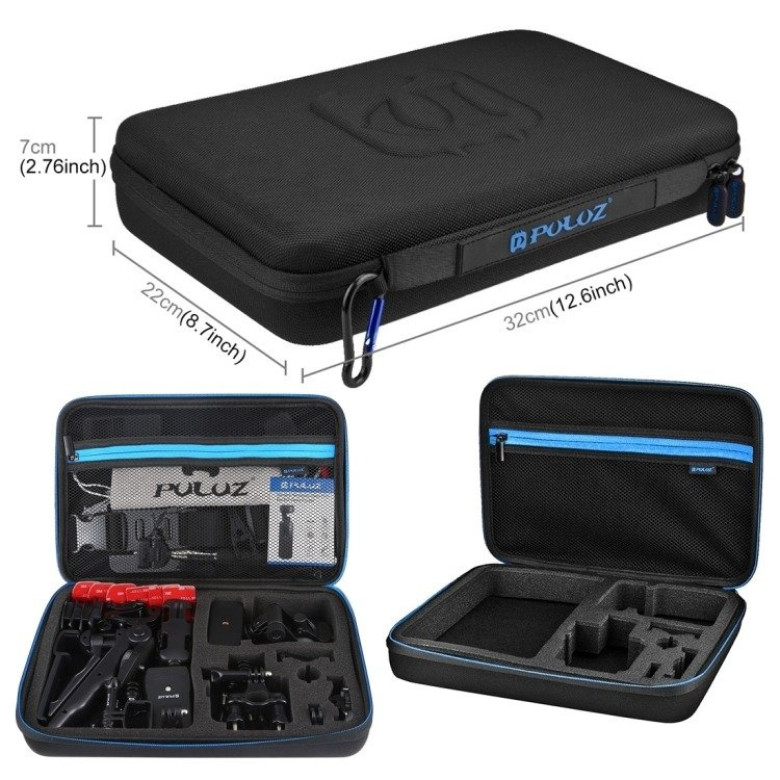 Tartozékok Puluz Ultimate Combo Kits sportkamerákhoz (beleértve az Osmo Action 5 Pro, Ace Pro 2) 43 az 1-ben