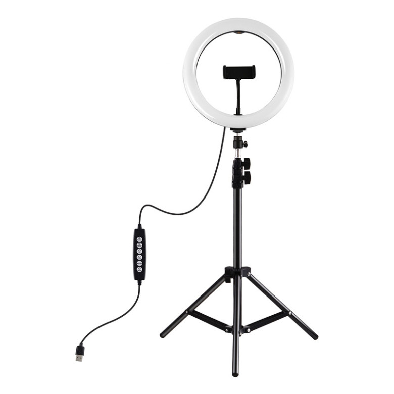 Puluz 1.1m állvány RGBW LED világítással 26cm vlog / stream / okostelefon PKT3044 Puluz 1.1m állvány RGBW LED világítással 26cm vlog / stream / okostelefon PKT3044