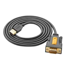UGREEN CR104 USB-RS-232 kábel, 1,5 m (fekete)