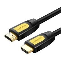 UGREEN kábel HDMI 2.0 HD101, 4K 60 Hz, 2 m (fekete-sárga)