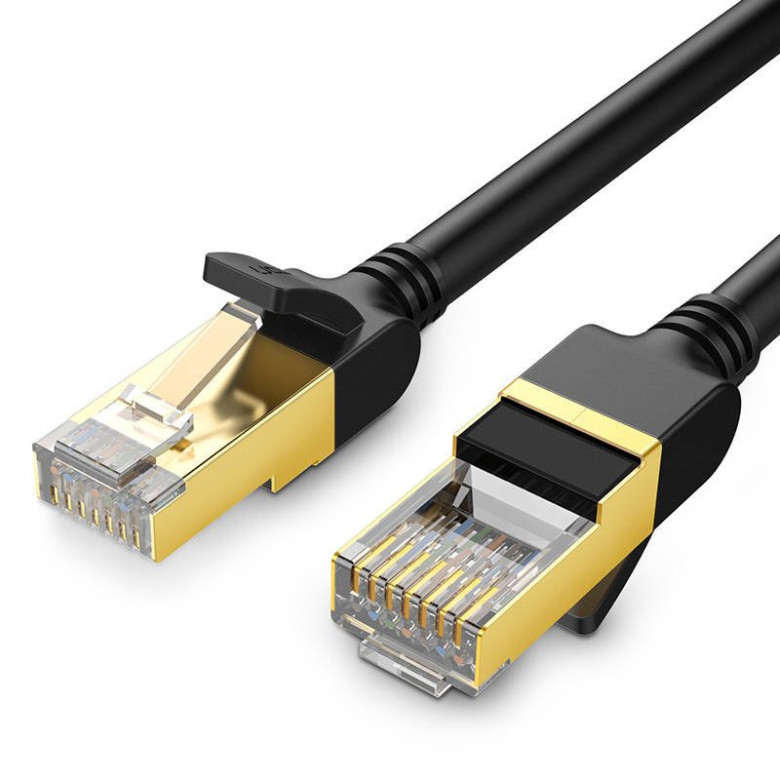 UGREEN NW107 Ethernet RJ45 kábel, Cat.7, STP, 2m (fekete) UGREEN NW107 Ethernet RJ45 kábel, Cat.7, STP, 2m (fekete)