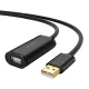 UGREEN US121, aktív USB 2.0 hosszabító kábel, 20m (fekete)
