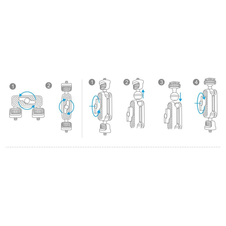 PGYTECH Magic Arm tartozéktartó (P-CG-009) kamerákhoz / kardánokhoz