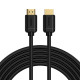 Baseus HDMI 2.0 kábel, 4K 60Hz, 3D, HDR, 18Gbps, 5m (fekete)