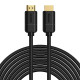 Baseus HDMI 2.0 kábel, 4K 30Hz, 3D, HDR, 18Gbps, 8m (fekete)