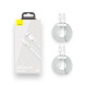 Baseus Simple Wisdom USB-USB-C kábel, 40W, 5A, 1,5m, 2db (fehér)