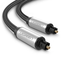 UGREEN AV108 Toslink audio optikai kábel, fonott alumínium, 1,5 m (szürke) UGREEN AV108 Toslink audio optikai kábel, fonott alumínium, 1,5 m (szürke)
