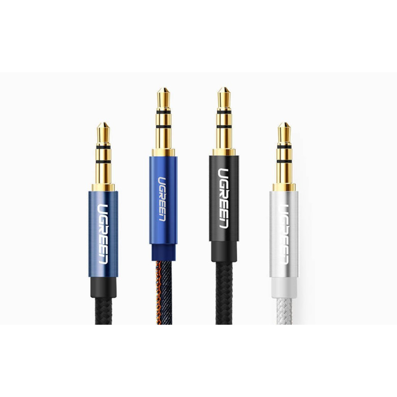 UGREEN AV122 3.5mm AUX mini jack kábel, 3m (fekete) UGREEN AV122 3.5mm AUX mini jack kábel, 3m (fekete)