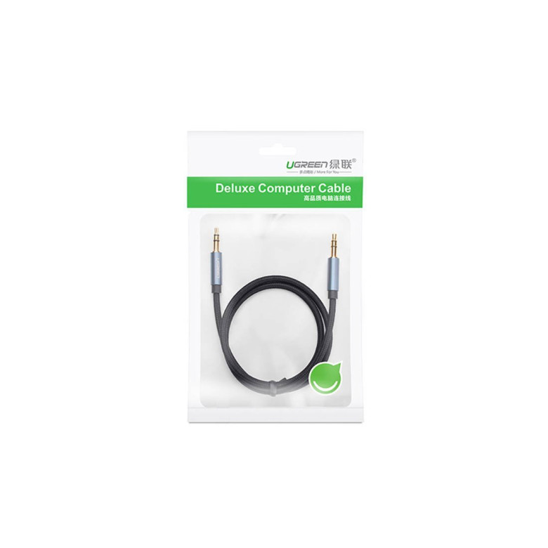 UGREEN AV122 3.5mm AUX mini jack kábel, 3m (fekete) UGREEN AV122 3.5mm AUX mini jack kábel, 3m (fekete)
