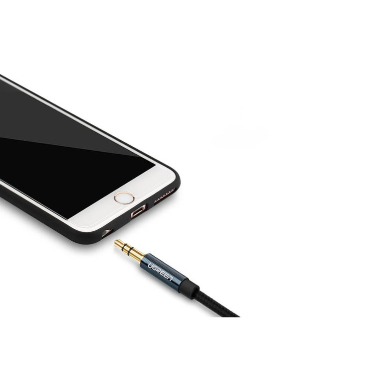 UGREEN AV122 mini jack 3.5mm AUX kábel, 5m (fekete)