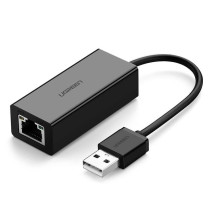 UGREEN CR110 USB-RJ45 hálózati adapter (fekete) UGREEN CR110 USB-RJ45 hálózati adapter (fekete)