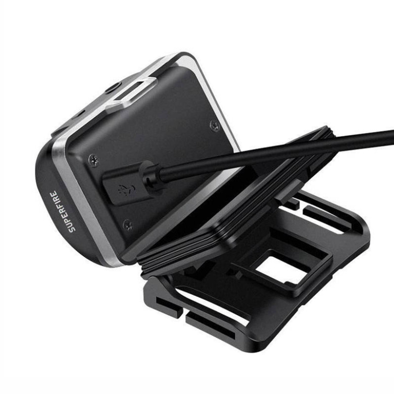 Fejlámpa Superfire HL07 – 320 lm, USB, 5 mód, 90 m Fejlámpa Superfire HL07 – 320 lm, USB, 5 mód, 90 m