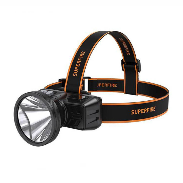 Fejlámpa Superfire HL51 – 160 lm, micro-USB, 4 mód, 300 m Fejlámpa Superfire HL51 – 160 lm, micro-USB, 4 mód, 300 m
