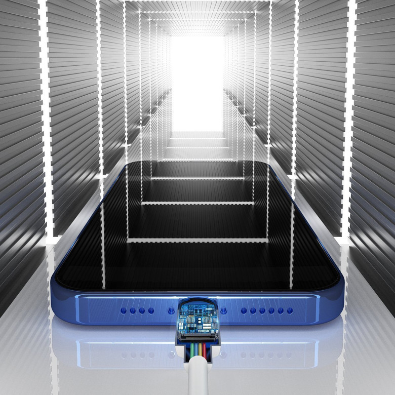 Baseus Simple Wisdom USB-Lightning kábel, 2.4A, 1.5m, 2db (fehér) Baseus Simple Wisdom USB-Lightning kábel, 2.4A, 1.5m, 2db (fehér)