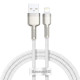 Baseus Cafule USB-Lightning kábel, 2,4A, 1 m (fehér)