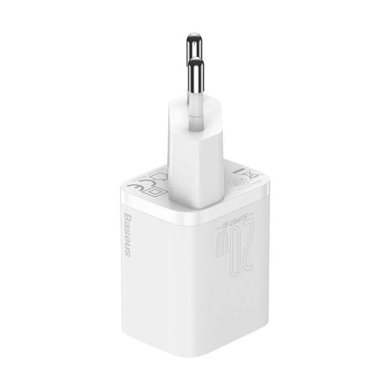 Baseus Super Si gyorstöltő 1C 20W (fehér) Baseus Super Si gyorstöltő 1C 20W (fehér)