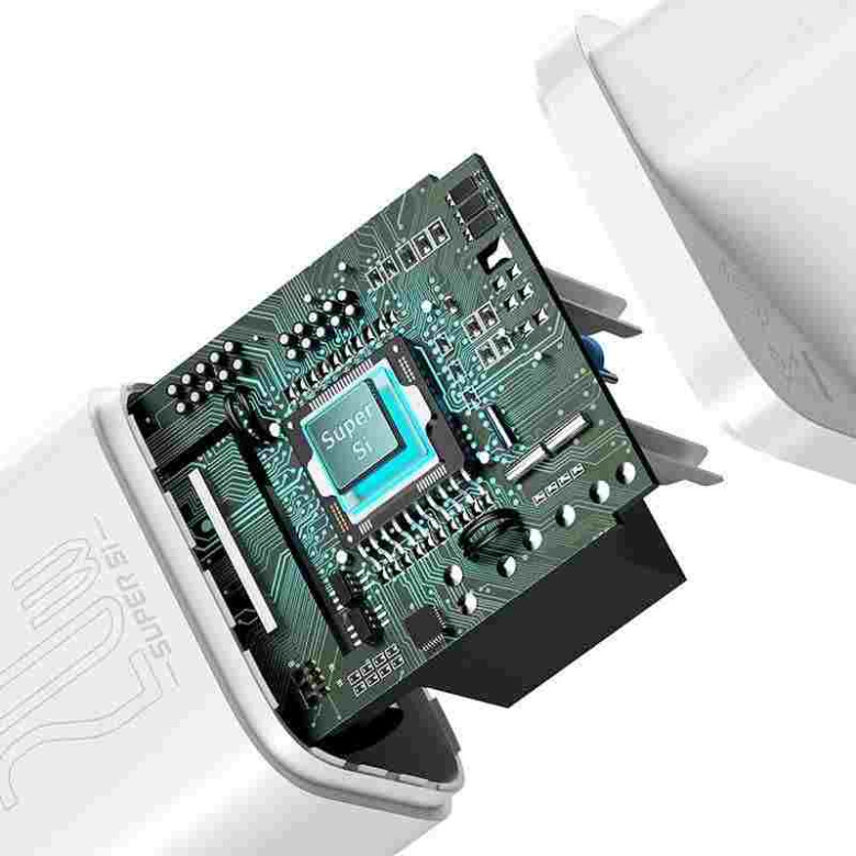 Baseus Super Si gyorstöltő 1C 20W (fehér) Baseus Super Si gyorstöltő 1C 20W (fehér)