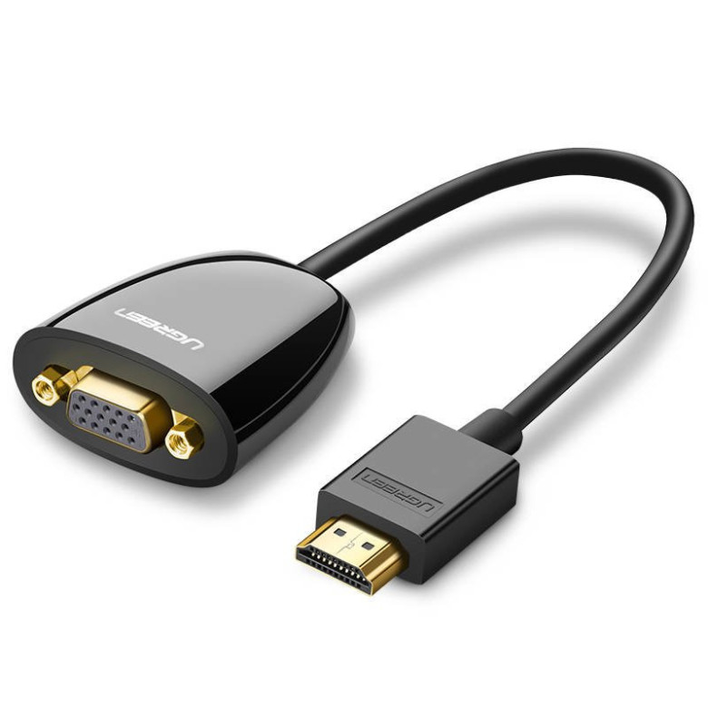 UGREEN MM105 HDMI-VGA egyirányú adapter (fekete)