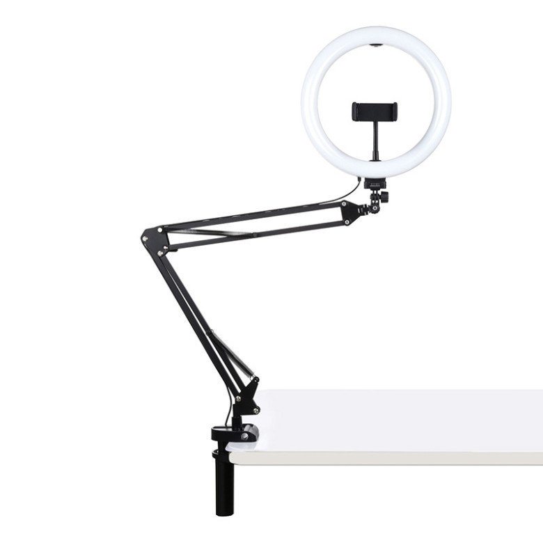 Puluz asztali állvány / állvány LED kliphez 26cm vlog / stream telefonon PKT3090B