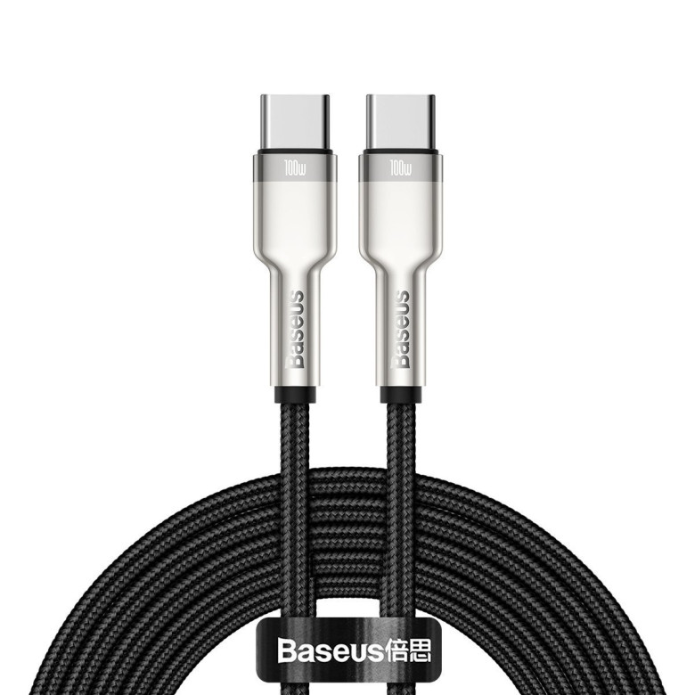 Baseus Cafule USB-C-USB-C kábel, 100 W, 2 m (fekete) Baseus Cafule USB-C-USB-C kábel, 100 W, 2 m (fekete)