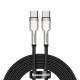 Baseus Cafule USB-C-USB-C kábel, 100 W, 2 m (fekete) Baseus Cafule USB-C-USB-C kábel, 100 W, 2 m (fekete)
