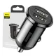 Baseus Grain Pro 2x USB 4.8A autós töltő (fekete) Baseus Grain Pro 2x USB 4.8A autós töltő (fekete)