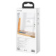 Baseus Simple Wisdom Micro-USB - USB kábel, 2.1A, 1.5m (fehér) 2db.