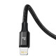 Baseus Rapid Series 3 az 1-ben kábel, micro-USB / Lightning / USB-C, 20 W, 1,5 m (fekete) Baseus Rapid Series 3 az 1-ben kábel, micro-USB / Lightning / USB-C, 20 W, 1,5 m (fekete)