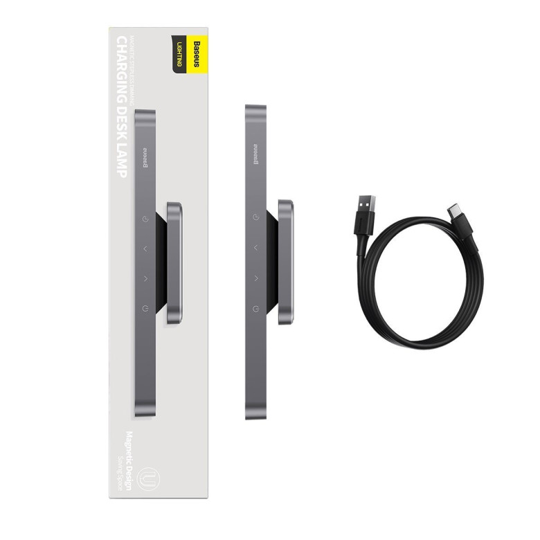 Baseus Magnetic mágneses lámpa érintőpanellel (szürke) Baseus Magnetic mágneses lámpa érintőpanellel (szürke)