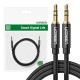 UGREEN AV112 mini-jack 3,5 mm-es kábel, AUX, 2 m (fekete) UGREEN AV112 mini-jack 3,5 mm-es kábel, AUX, 2 m (fekete)