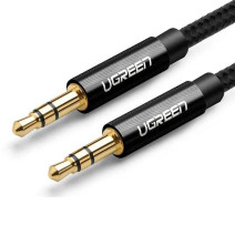 UGREEN 3.5mm AUX mini jack kábel, 1m (fekete) UGREEN 3.5mm AUX mini jack kábel, 1m (fekete)