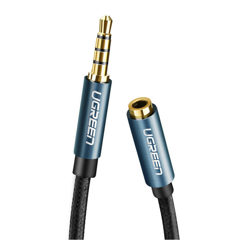 UGREEN AV118 Audió hosszabbítókábel, AUX-csatlakozó 3,5 mm, 2 m (fekete) UGREEN AV118 Audió hosszabbítókábel, AUX-csatlakozó 3,5 mm, 2 m (fekete)