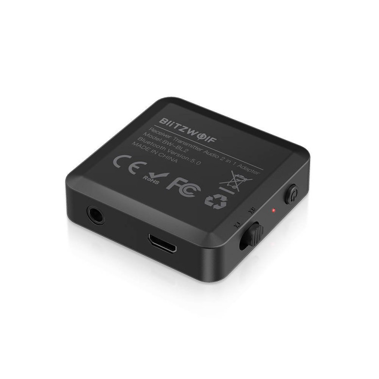 BlitzWolf BW-BL2 adó/vevő, Bluetooth 5.0 BlitzWolf BW-BL2 adó/vevő, Bluetooth 5.0