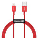 Baseus Superior Series USB-Lightning kábel, 2,4 A, 1 m (piros)